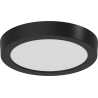 Mexen LDSR LED Surface Ceiling Light, 22 cm Diameter, 18W, Neutral - 4000K, 1440 lm, Black - L212-022-1840-70