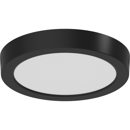 Mexen LDSR LED Ceiling Light Surface Mounted, 22 cm, 18W, Cool - 6500K, 1440 lm, Black - L212-022-1865-70