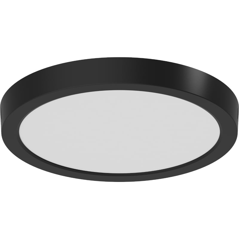Mexen LDSR LED Ceiling Surface Mounted Fixture 30 cm, 24W, Cold White - 6500K, 1920 lm, Black - L212-030-2465-70