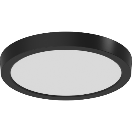 Mexen LDSR LED Ceiling Surface Mounted Fixture 30 cm, 24W, Cold White - 6500K, 1920 lm, Black - L212-030-2465-70