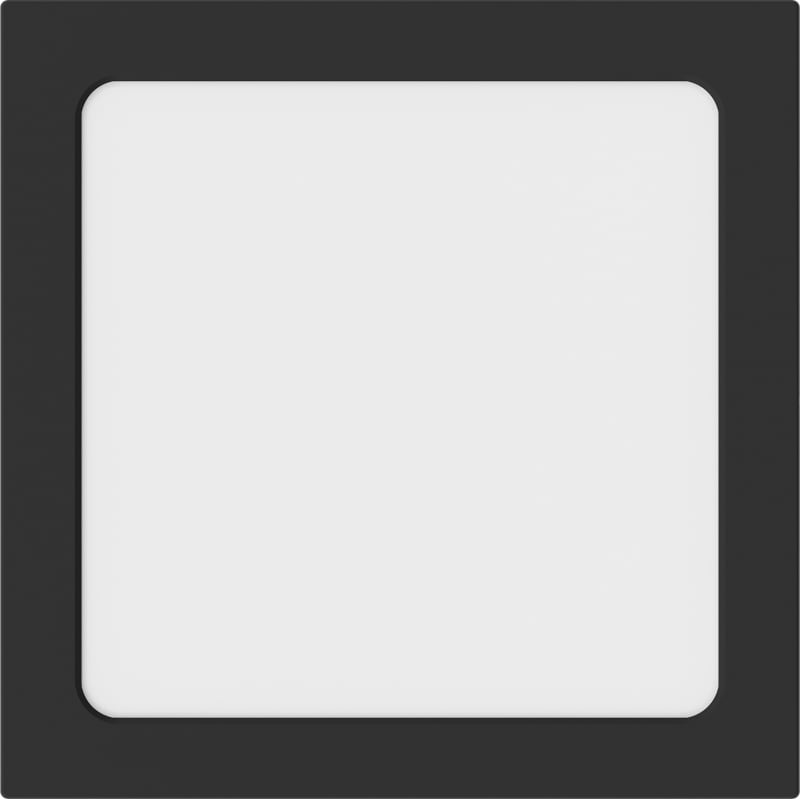 Mexen LDSS LED Ceiling Surface Mount 22 x 22 cm, 18W, Neutral - 4000K, 1440 lm, Black - L213-022-1840-70