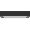 Mexen LDSS LED Ceiling Surface Mounted Light 22 x 22 cm, 18W, Cool - 6500K, 1440 lm, Black - L213-022-1865-70