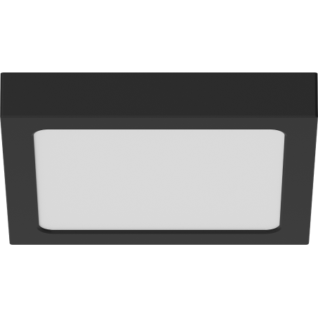 Mexen LDSS LED Ceiling Surface Mounted Light 22 x 22 cm, 18W, Cool - 6500K, 1440 lm, Black - L213-022-1865-70