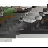 Mexen Pablo 1-compartment granite sink with a drip tray and kitchen mixer tap Rita, spotted black- 6510-76-670300-70-B