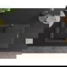 Mexen Pablo 1-compartment granite sink with a drip tray and kitchen mixer tap Rita, spotted black- 6510-76-670300-70-B