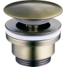 Mexen universal click-clack plug, Antique brass - 79930-40