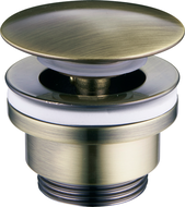 Mexen universal click-clack plug, Antique brass - 79930-40