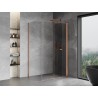 Mexen Mist-F right folding shower cabin 120 x 110 cm, transparent, brushed copper - 8A6T-120-110-65-00-P - 8A6T-120-120-65-00-P