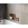 Mexen X-Wall-NR recessed shelf without flange 75 x 30 cm, brushed copper - 19C1753010