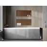 Mexen X-Wall-NR recessed shelf without flange 75 x 30 cm, brushed copper - 19C1753010