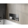 Mexen X-Wall-NR recessed shelf without flange 75 x 30 cm, brushed gun gray - 19E1753010