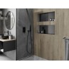 Mexen X-Wall-NR recessed shelf without flange 75 x 30 cm, brushed gun gray - 19E1753010