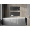 Mexen X-Wall-NR recessed shelf without flange 75 x 30 cm, brushed gun gray - 19E1753010