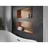 Mexen X-Wall-R recessed shelf with flange 75 x 30 cm, brushed copper - 19C0753010