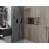 Mexen X-Wall-R niche shelf with flange 75 x 30 cm, gun gray brushed - 19E0753010