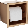 Mexen X-Wall-P toilet paper holder, brushed copper - 19C3