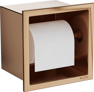 Mexen X-Wall-P toilet paper holder, brushed copper - 19C3