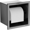 Mexen X-Wall-P toilet paper holder, brushed gun gray - 19E3
