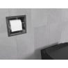 Mexen X-Wall-P toilet paper holder, brushed gun gray - 19E3