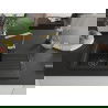 Mexen Pablo 1-compartment granite sink with a drip tray and kitchen mixer tap Rita, Black - 6510-77-670300-50-B
