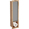 Mexen X-Wall-B toilet paper magazine, brushed copper - 19C5