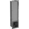 Mexen X-Wall-B toilet paper holder, brushed gun gray - 19E5