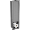 Mexen X-Wall-B toilet paper holder, brushed gun gray - 19E5