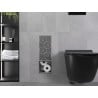 Mexen X-Wall-B toilet paper holder, brushed gun gray - 19E5