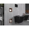 Mexen X-Wall-BP toilet paper holder with magazine, brushed copper - 19C4