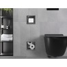 Mexen X-Wall-BP toilet paper holder with magazine, brushed gun gray - 19E4