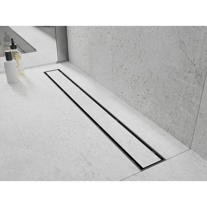 Mexen Flat Abs Flat ABS Linear Drain 2-in-1 80 cm, Inox - 1069080