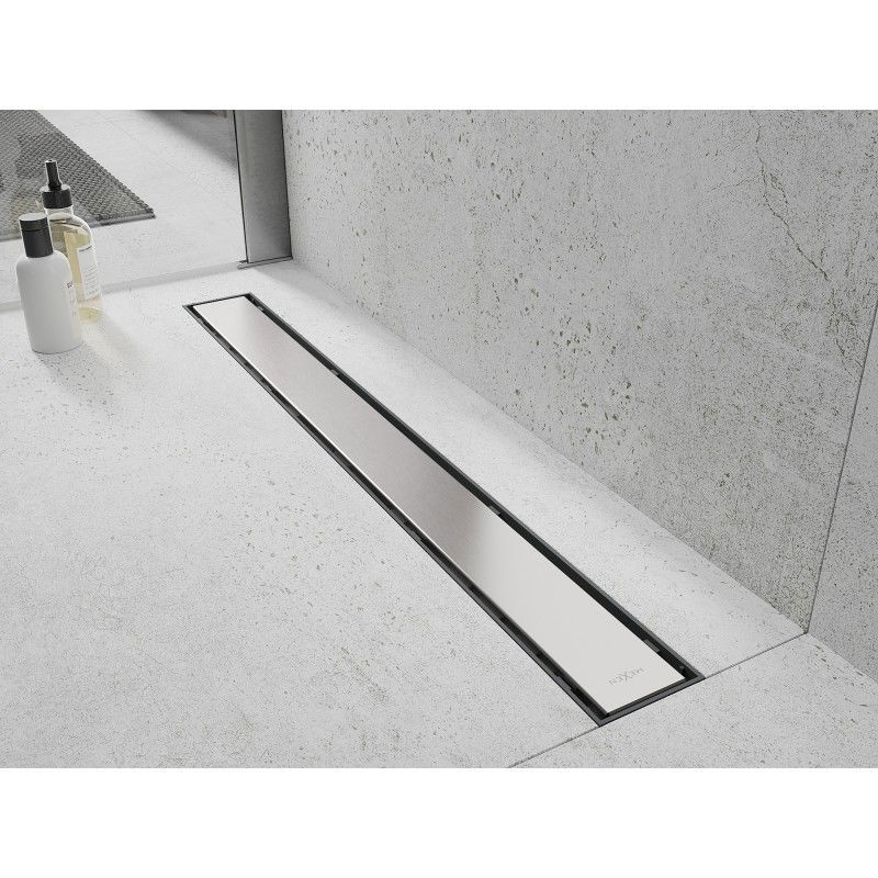 Mexen Flat ABS linear drain 2-in-1 80 cm, inox- 1069080
