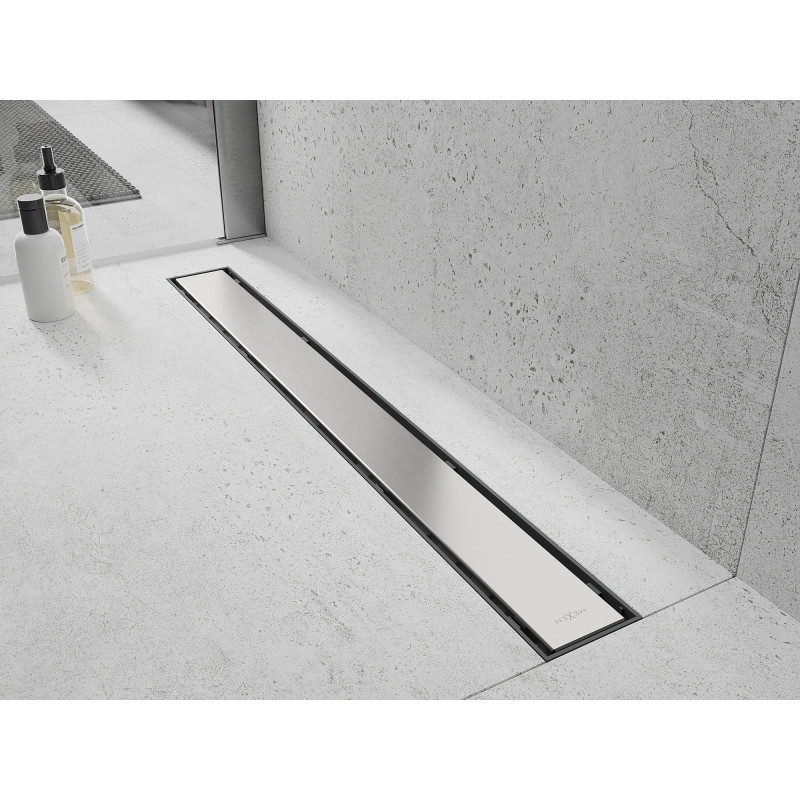 Mexen Flat Abs Flat ABS Linear Drain 2-in-1 90 cm, Inox - 1069090