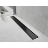 Mexen Flat Abs Flat ABS linear drain 2-in-1 70 cm, black - 1769070