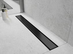 Mexen Flat Abs Flat ABS linear drain 2-in-1 70 cm, black - 1769070