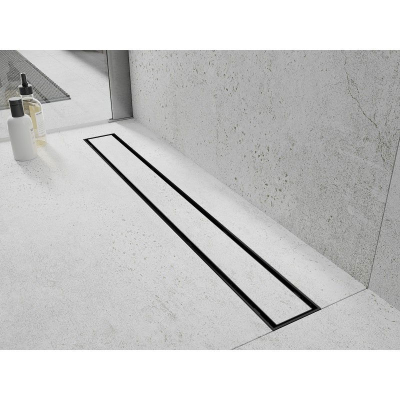 Mexen Flat ABS Linear Drain 2in1 80 cm, Black - 1769080