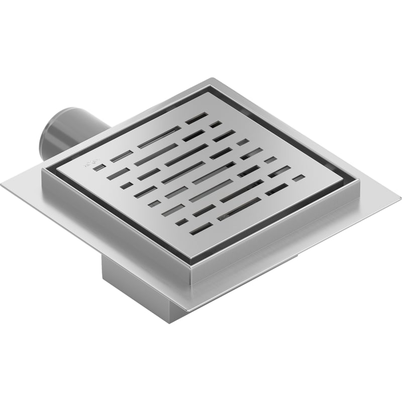 Mexen Flat-Q M01 Square Floor Drain 12 x 12 cm, Inox - 1010312