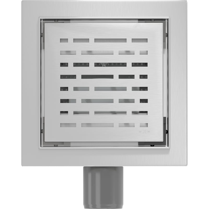 Mexen Flat-Q M01 Square Floor Drain 15 x 15 cm, Inox - 1010315