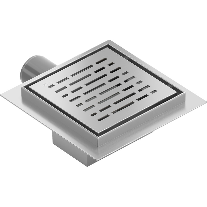 Mexen Flat-Q M01 Square Floor Drain 15 x 15 cm, Inox - 1010315