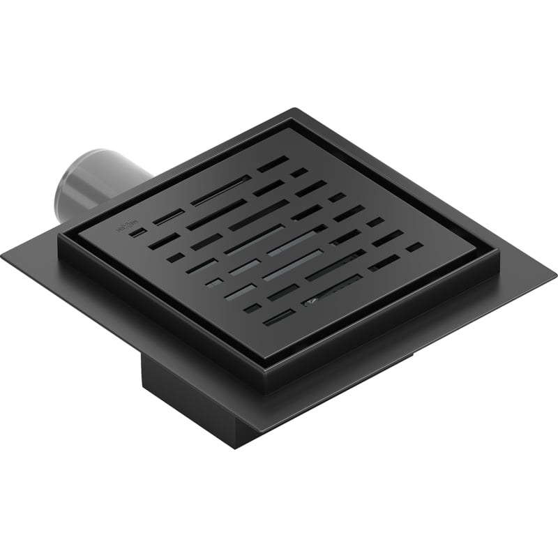 Mexen Flat-Q M01 floor drain square 12 x 12 cm, black - 1710312