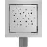 Mexen Flat-Q M12 Square Floor Drain 12 x 12 cm, Inox - 1010412