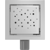 Mexen Flat-Q M12 square floor drain 15 x 15 cm, inox - 1010415