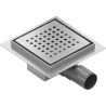 Mexen Flat-Q M08 Square Floor Drain 12 x 12 cm, Inox - 1010512