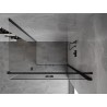 Mexen Mist-F right-folding shower cabin 100 x 90 cm, transparent, black - 8A6T-100-090-70-00-P