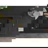 Mexen Elias 1-compartment granite sink with a drip tray and kitchen mixer tap Rita, Black/Silver metallic - 6511-73-670300-50