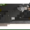 Mexen Elias 1-compartment granite sink with a drip tray and kitchen mixer tap Rita, Black/Gold metallic - 6511-75-670300-00