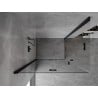 Mexen Mist-F Duo folding shower enclosure left 100 x 90 cm, transparent, black - 8A6-100L-090P-70-00