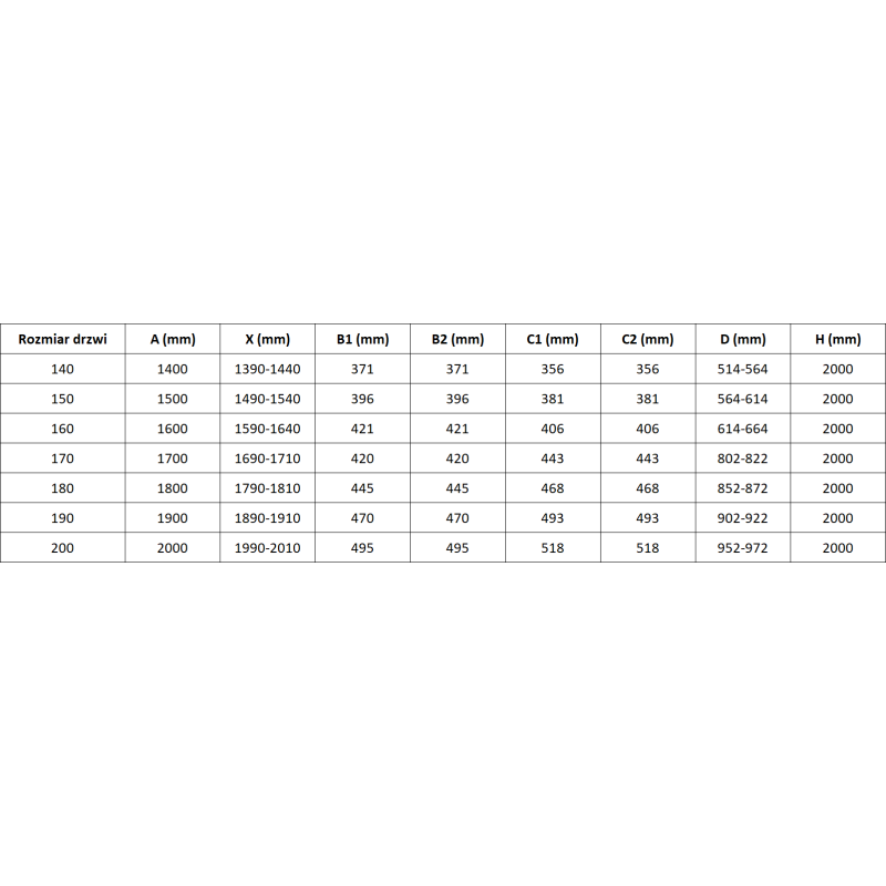 Mexen Rox Duo sliding shower doors 180 cm, transparent, gold - 8C2-180-002-50-00