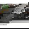 Mexen Elias 1-compartment granite sink with a drip tray and kitchen mixer tap Rita, Black - 6511-77-670300-70