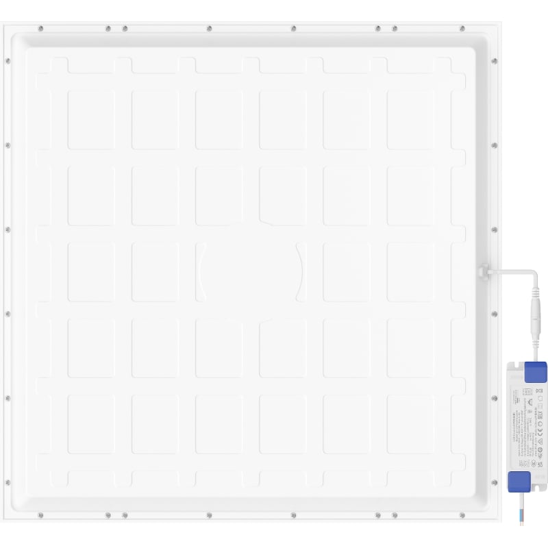 Mexen Brill+ LED Ceiling Panel Recessed 60 x 60 cm, 48W, Cool - 6500K, 5280 lm, White - L201-060-060-4865-20